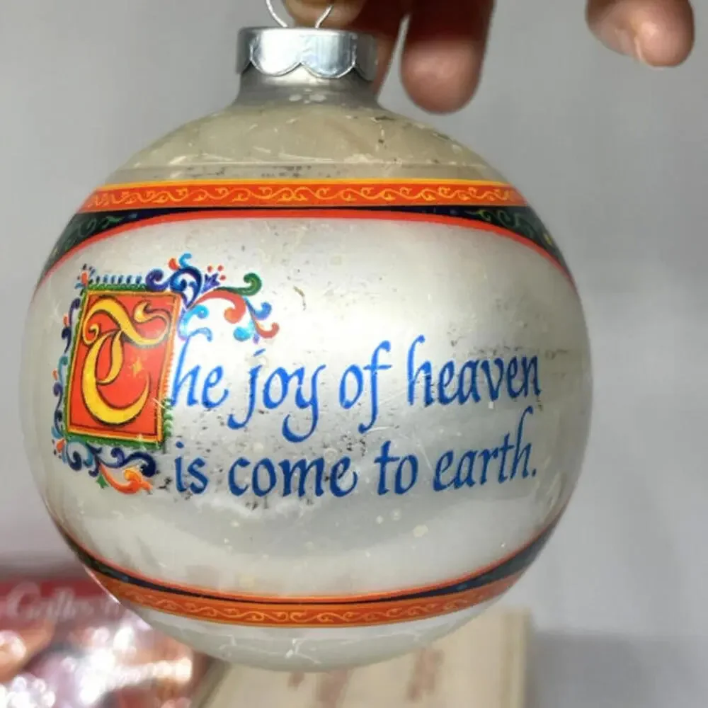 Nativity Religious Christmas Ornaments Mixed LOT of 17 PLUS‎ Window Etch Decor